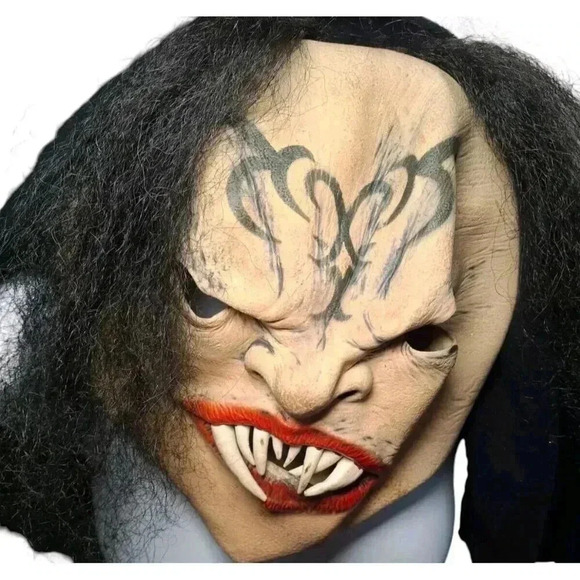 Fang Face Demon Vampire Mask Be Something Studios - Picture 2 of 12